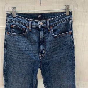gap cigarette jeans size 27